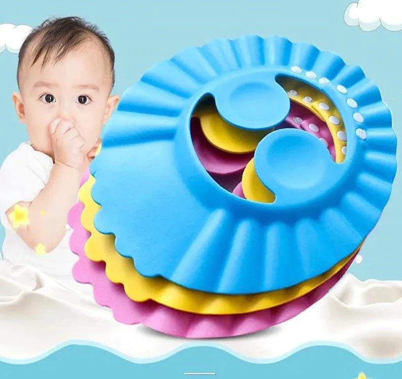 Visière chapeau pour douche bébé I ShampooCap™ - Plaisirs de bebe